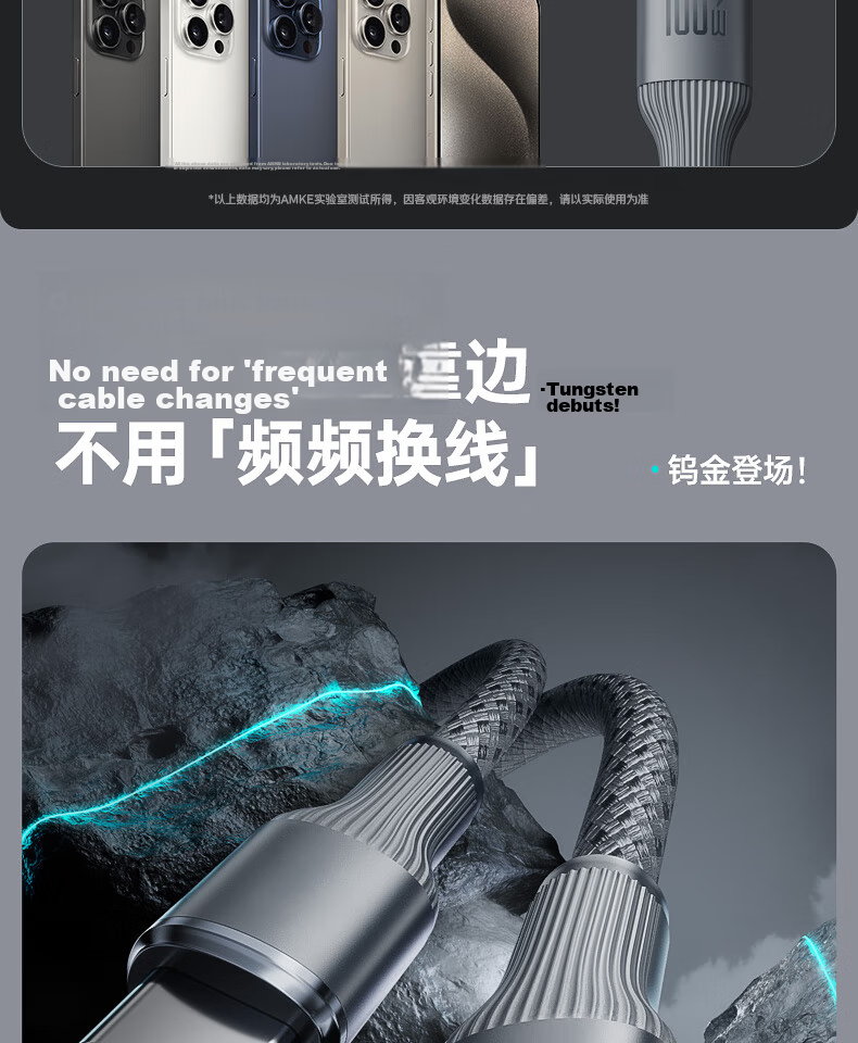 Omak 3-in-1 100W Super Fast Charging USB Car Charger Cable Compatible with Apple iPhone Xiaomi OPPO Samsung Huawei Vivo Android Type-C 9