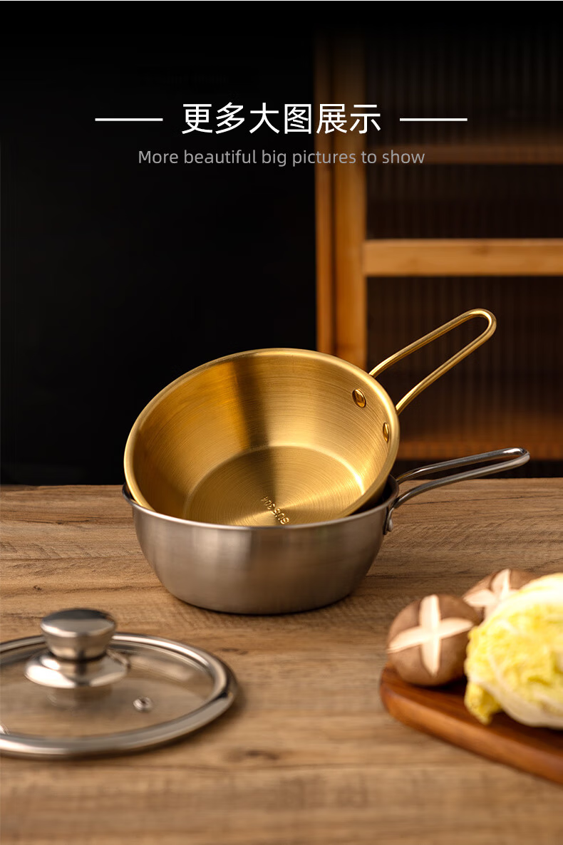 Newair Noodle Bowl with Lid And Handle, 304 Stainless Steel Korean-Style Covered Bowl for Home And Dormitory Use, Large Capacity Food-Grade Mixing Bowl 16