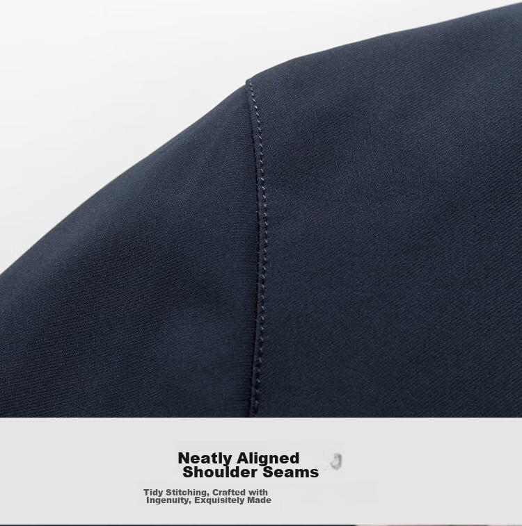 Shanshan [93% Mulberry Silk Lining] Winter Plaid Trench Coat Quilted Thickened Warm Cotton Jacket Business Men's Jacket 14