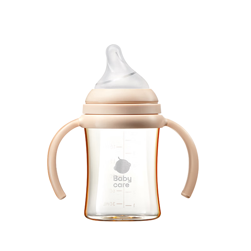 Babycare Ultrafiltration Baby Bottle PPSU Anti-Choke Anti-Spill Anti-Colic Newborn Tilted Head Imitation Breast 160ml S Nipple 1-3 Months