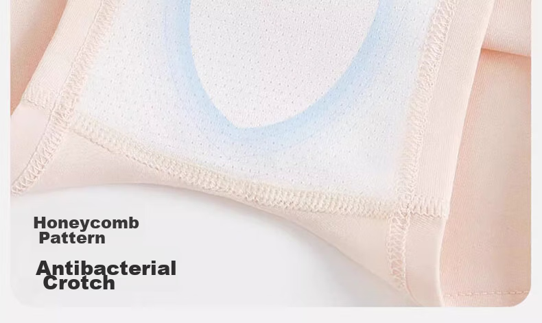 Mianqixiong Kids Cotton A-Class Silk Antibacterial Gusset Girls' Boxer Briefs for Children 8