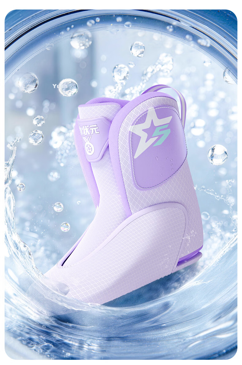 Xiao Zhuangyuan Kids Roller Skates 6-12 Years Old Adjustable Flashing Skates Birthday Gift 2026 New Upgrade Blue L 10