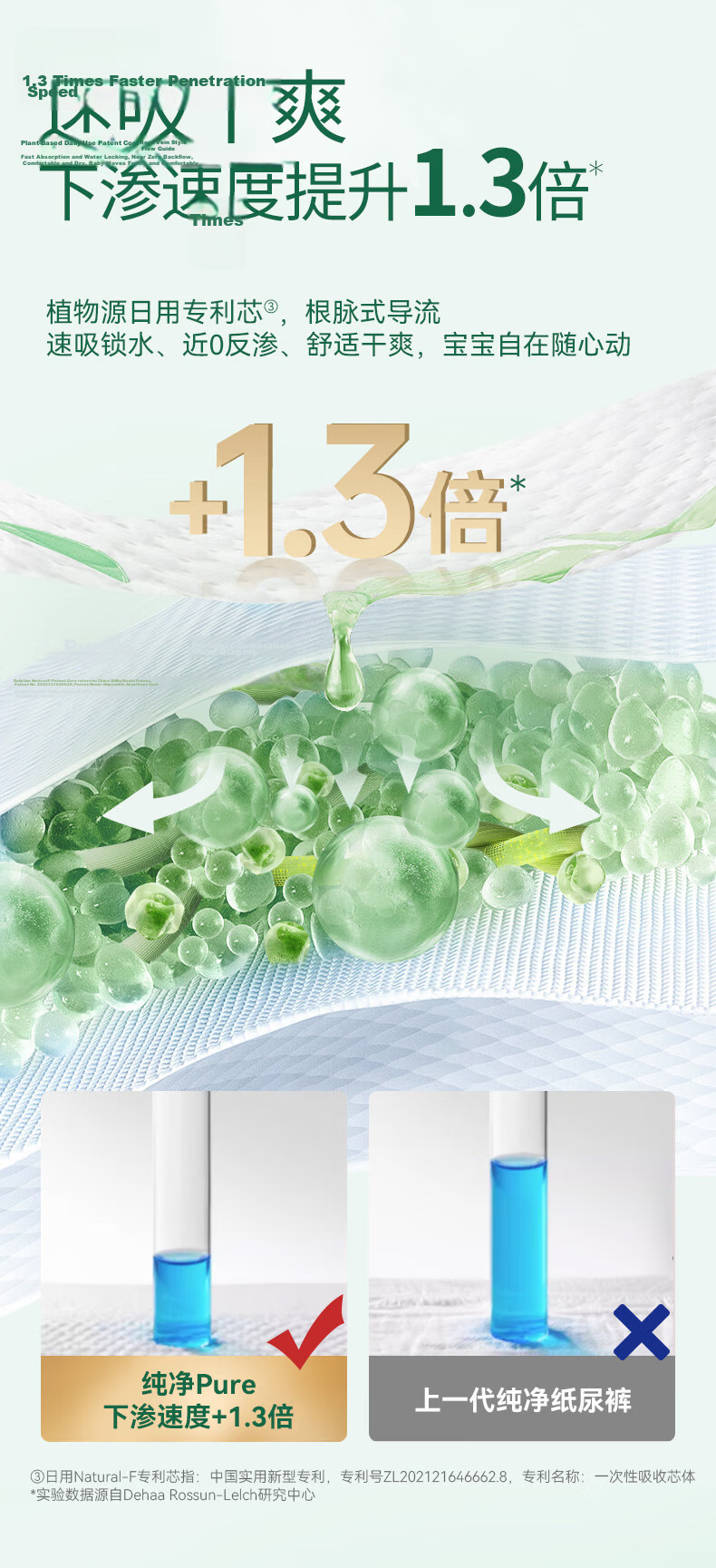 Lelch Pure Day & Night Pack L Size 72pcs (9-14kg) Night Use Baby Diaper Pants 8