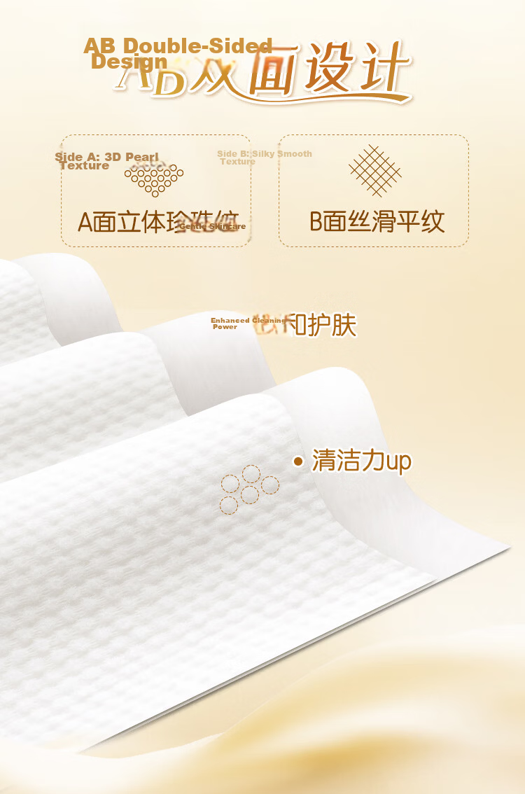 APP Facial Cleansing Wipes, 200 Sheets Per Pack, Hanging Type, Thick Disposable Face Towels 7