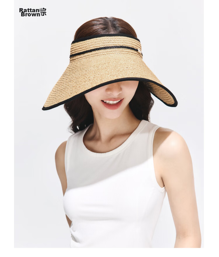 Beneunder Sun Hat, Summer UV Protection Hat for Women, Straw Hat, Wide Brim Sunhat, UV-Resistant, Egg Roll Style Hat UL558 18