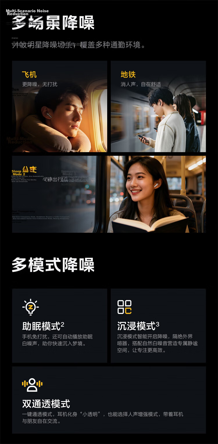 Vivo iQOO TWS 5 Racing Yellow 60dB Active Noise Cancelling 42ms Low Latency Gaming Bluetooth Earphones Compatible with Apple and Huawei Phones 6
