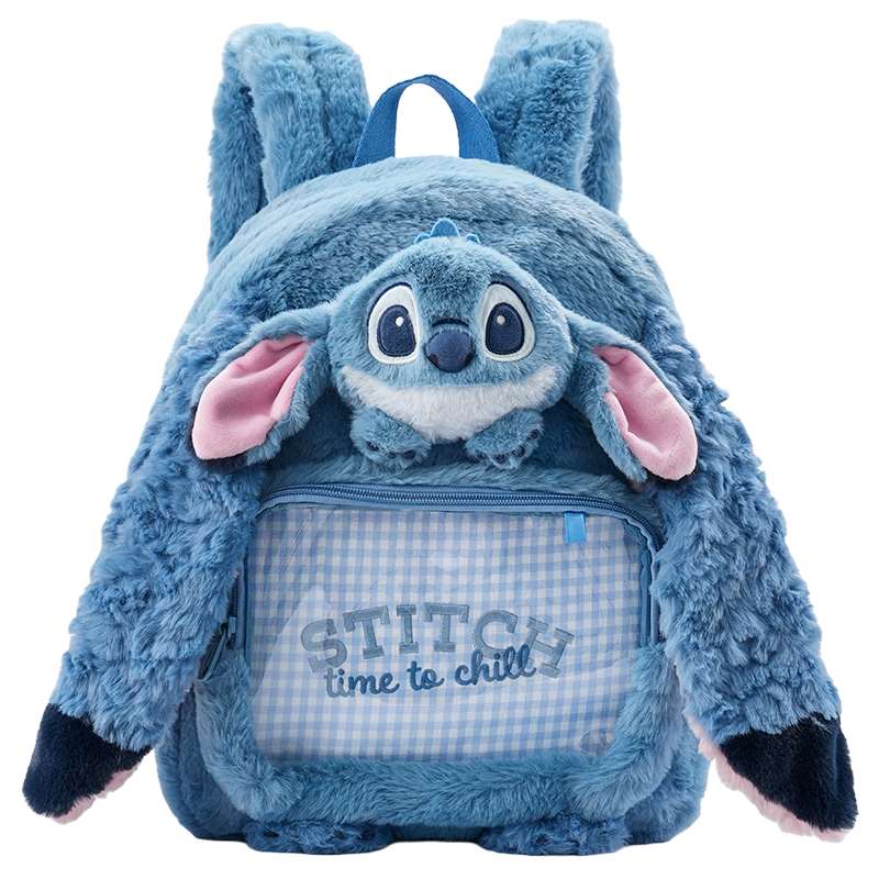 Disney Backpack, Stitch Toy Backpack, Practical Large Capacity Schoolbag, Birthday Gift for Girls