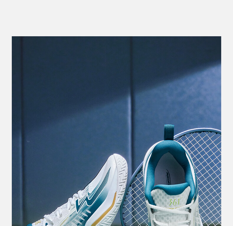 361° Victory EXT Men's Summer Breathable Badminton Tennis Shoes Durable Non-Slip 672634402-11 34