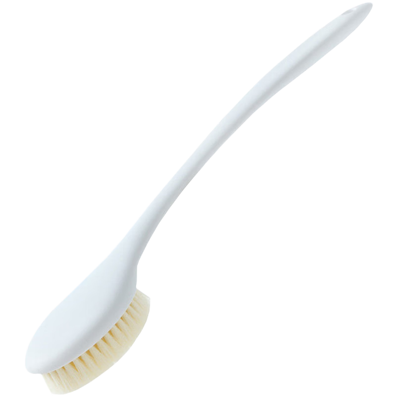HOUYA Long Handle Soft Bristle Bath Brush Exfoliating Back Scrubber Unisex Shower Brush
