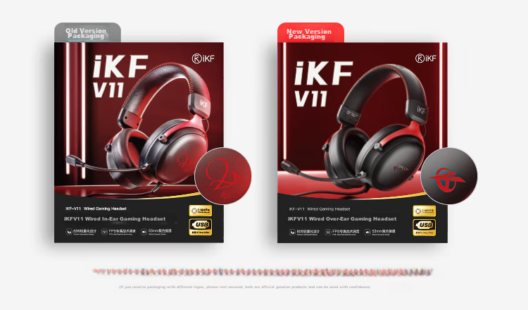 IKF V11 S USB Wired Gaming Headset Over-Ear Esports Headphones Wired Microphone 7.1 Surround Sound FPS Positional Audio Valorant Delta Smoke Gray 1
