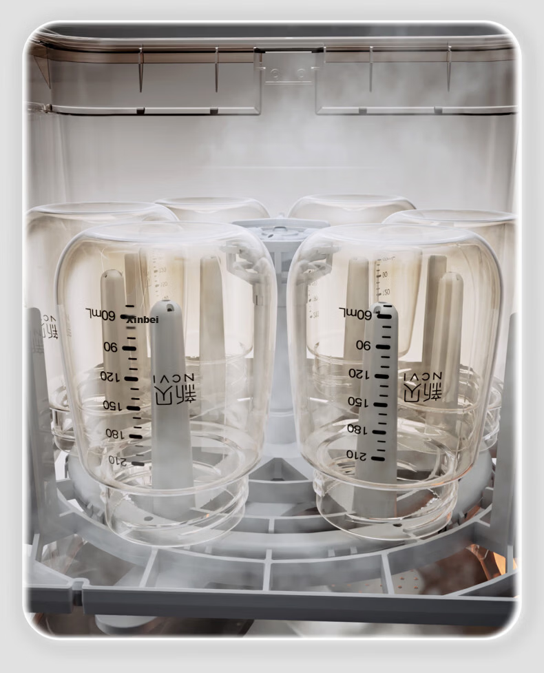 Xinbei Baby Bottle Washer and Sterilizer 2-in-1 Steam Sterilizer with Drying Function Model 8051 15