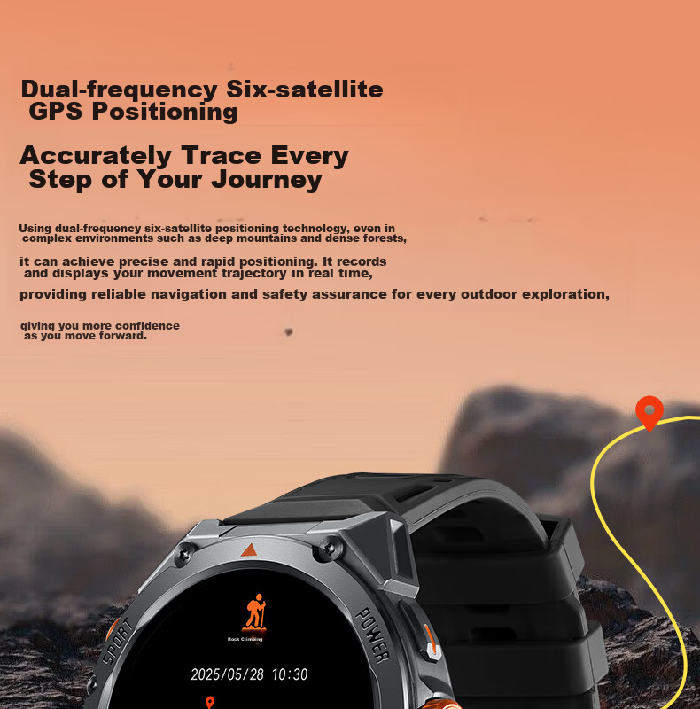 Dickies Sports Smartwatch Heart Rate Blood Oxygen Sleep Monitoring Bluetooth Call Waterproof Multifunction CL-772 Light Brown 6