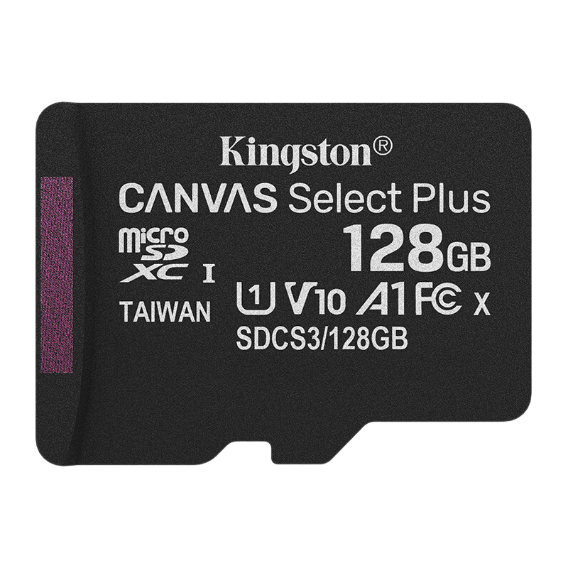 Kingston 128GB TF (MicroSD) Memory Card U1 A1 V10 150MB/s Read Speed for Drone/Action Camera/Switch/Surveillance
