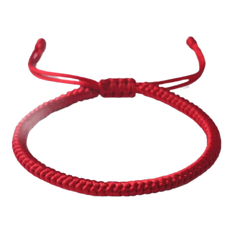 Shichuan Baishi Cinnabar Beaded Bracelet 2026 Zodiac Red String Handmade Woven Bracelet Lucky Charm Beads Amulet Couple Birthday Gift