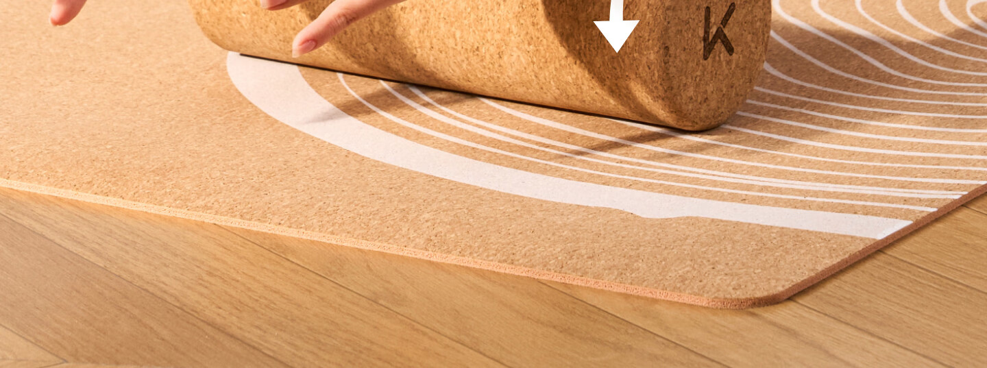 Keep Senhuxi Natural Cork Yoga Foam Roller Muscle Relaxation Massage Fitness Equipment 5
