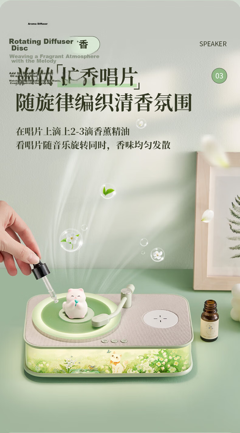 Wanhua Best Friend Birthday Gift for Women Practical Thoughtful Niche Premium Graduation Gift for Teacher Classmate Aromatherapy Bluetooth Speaker 2026 Latest Wireless Charging Sound System 5