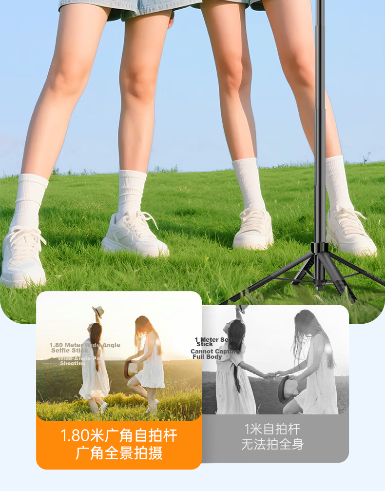 Zhiguozhe [Hot Sale 300K+] 360° Rotating Anti-Shake Selfie Stick with Automatic AI Tracking Gimbal Phone Stand Floor-Standing Live Streaming Smart Face Tracking Stabilizer All-in-One 22