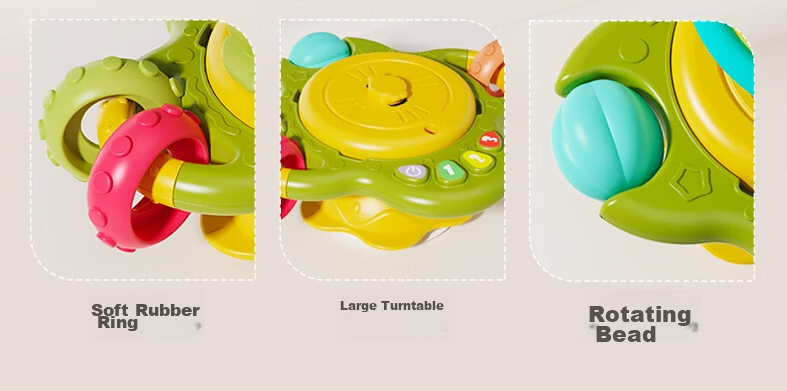 Leleyu Baby Toy Rattle Maracas Bell Teether 0-1 Year Old Infant Newborn Toddler Boys Girls Hand Grip Exercise 9