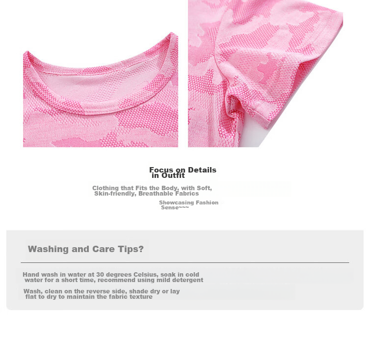 ASK JUNIOR Girls' Summer Thin Short-Sleeve T-Shirt And Shorts Set, Quick-Dry Running Children's Two-Piece Outfit, Pink, Size 140 4