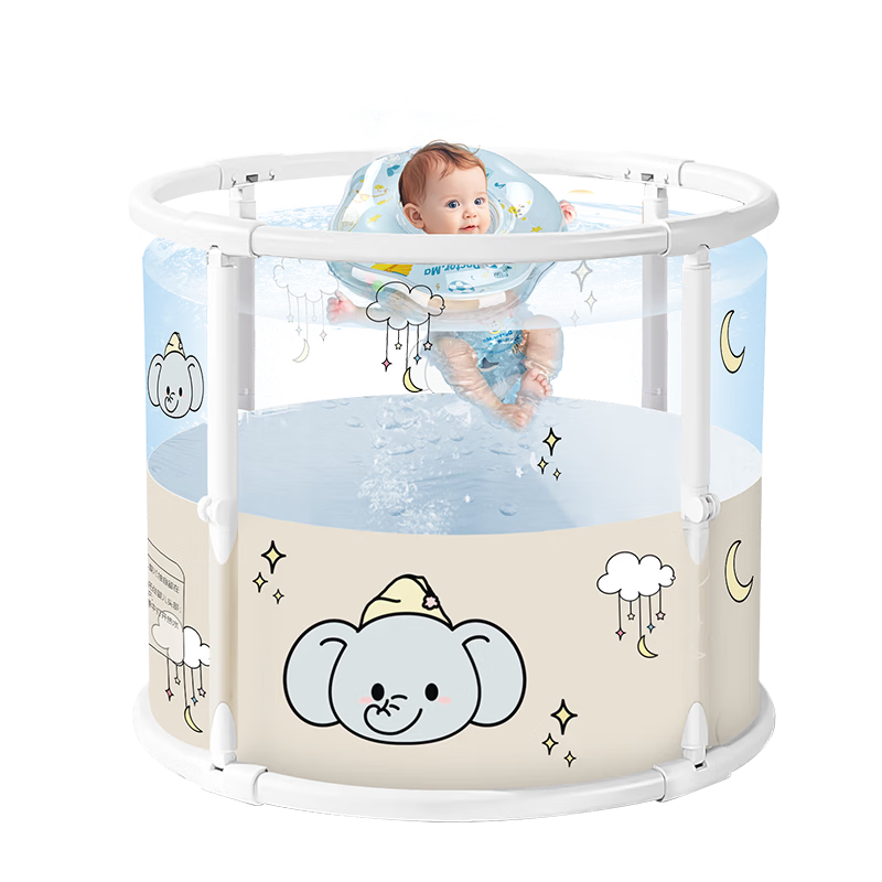 Dr. Ma Baby Swimming Tub Foldable Bath Tub Household Newborn Infant Bathing Tub Toddler Pool