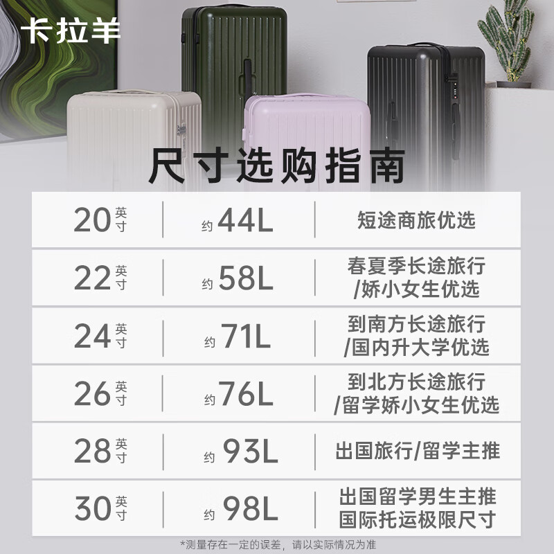KALA·Y [Jiang Qinqin Endorsed], 24-Inch Red Suitcase, Wedding Travel Case, Festive, Women's Password Trolley Case, New
