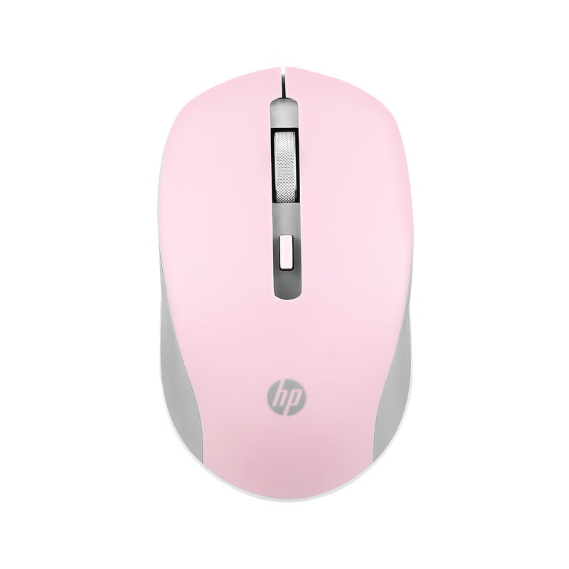HP S1000 Plus Wireless Mouse Office Mouse Home/business/Notebook/PC USB Plug-And Wireless Pink Mouse