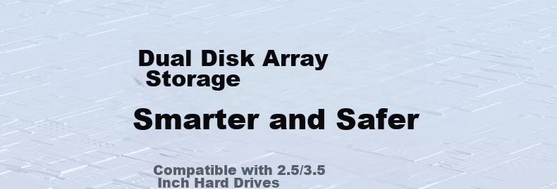 UGREEN Disk Array Hard Drive Enclosure, Multi-Bay Hard Drive Chassis (With RAID Storage), Universal 2.5/3.5-Inch SATA Serial Mechanical And Solid State Hard Drive Storage Rack 1