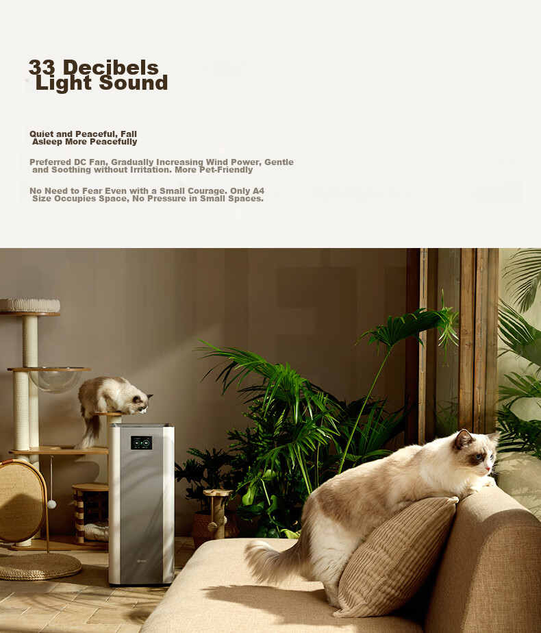 352 Air Purifier, Pet Model Cat Hair Purifier, Antibacterial, Hair Removal, Odor Elimination, Allergen Removal, Dust Mite And Formaldehyde Removal, Home Use Hair And Dust Mite Absorption, X63 Pet Multi-Pet Suitable 27