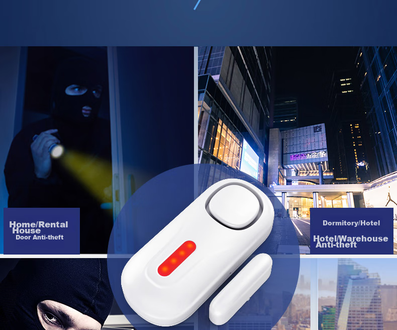LFang KR-D2 Door Magnetic Alarm, Anti-Theft Alarm for Doors And Windows, Home And Shop Use, Wireless Remote Control Anti-Theft Device for Doors And Windows 19