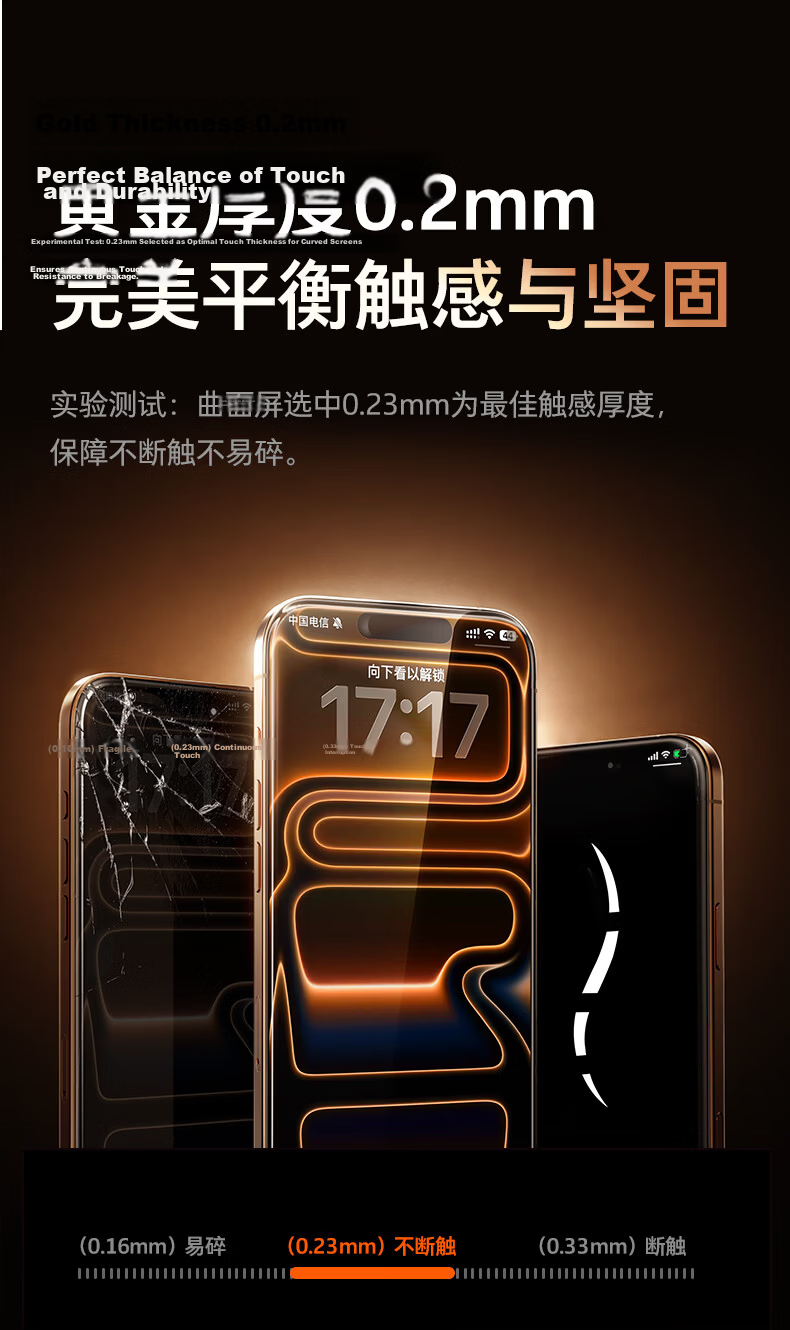 Torras [Hot Sale 1 Million+ 3D Curved Edge] Tempered Glass Screen Protector for iPhone 16 Pro Max, 0.23mm Full Coverage Dustproof Film for Apple 16 Pro Max 12