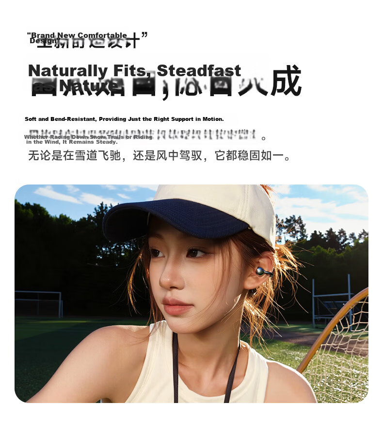 Newman 2026 Latest AI Real-Time Translation Bluetooth Bone Conduction Wireless Open-Ear Clip-On Sports Earphones Long Battery Life for Music Running and Calls 16