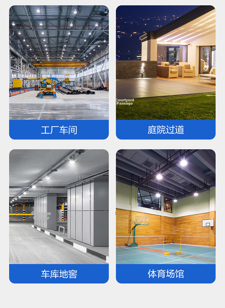 BULL LED Bulb High Brightness Cylindrical Lamp for Factory Workshop Supermarket Canteen 20W Warm White 3000K E27 Screw Base 17