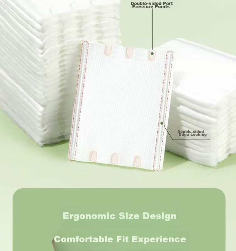 Plant-Based Stretchable Thin Breathable Facial Cotton Pads Water-Saving Makeup Remover Portable Small Pack for Travel 6