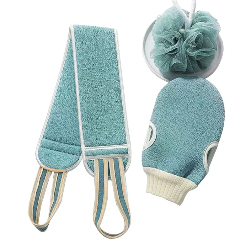Baoshi Double-Sided Bath Scrubbing Towel Exfoliating Body Scrub Cloth Deep Cleansing Back Scrubber