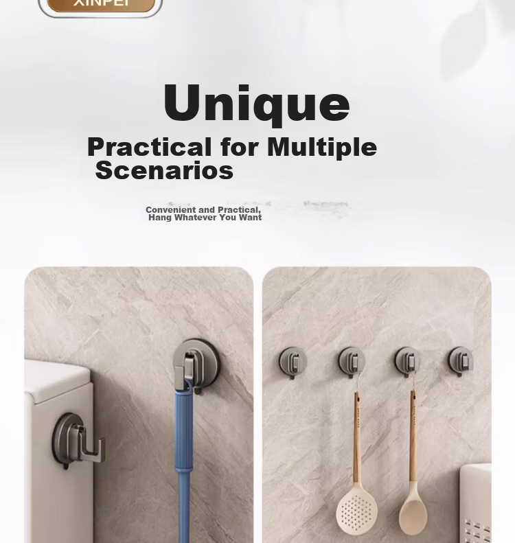 Xinpai Vintage Style No-Drill Wall-Mounted Coat Hook for Bedroom Entryway Cloakroom Door Back Hanging Rack 12
