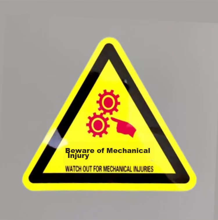 Yiju Changning Electrical Hazard Safety Label Power Distribution Box Workshop Warning Sign 8x8cm 10-Pack 7