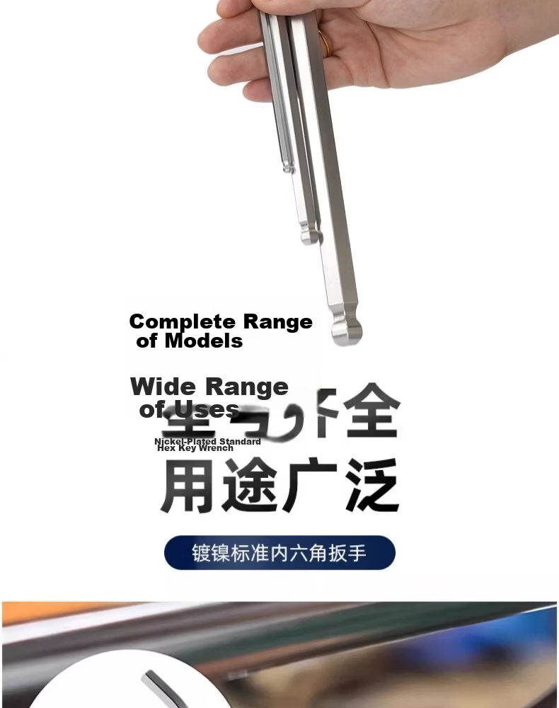 Great Wall Matte Finish Extra Long Hex Ball End Allen Wrench Hexagon Screwdriver Tool 30mm 340230 11
