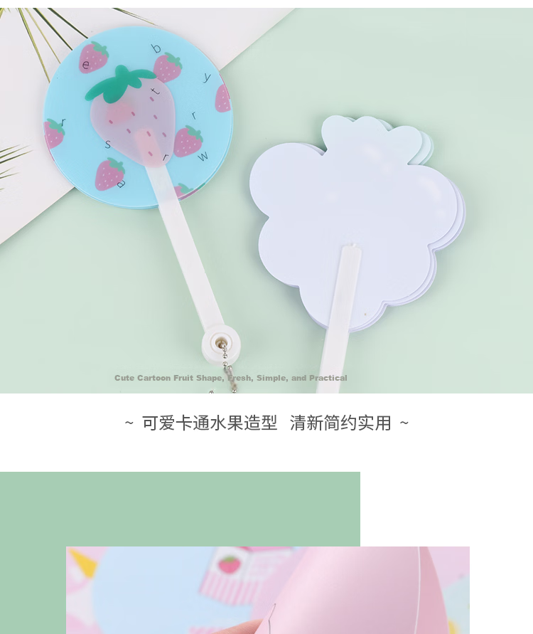 TaTanice Preserved Flower Fan DIY Kit Handmade Parent-Child Activity Dried Flower Round Fan Children's Gift Shadow and Fragrance 1