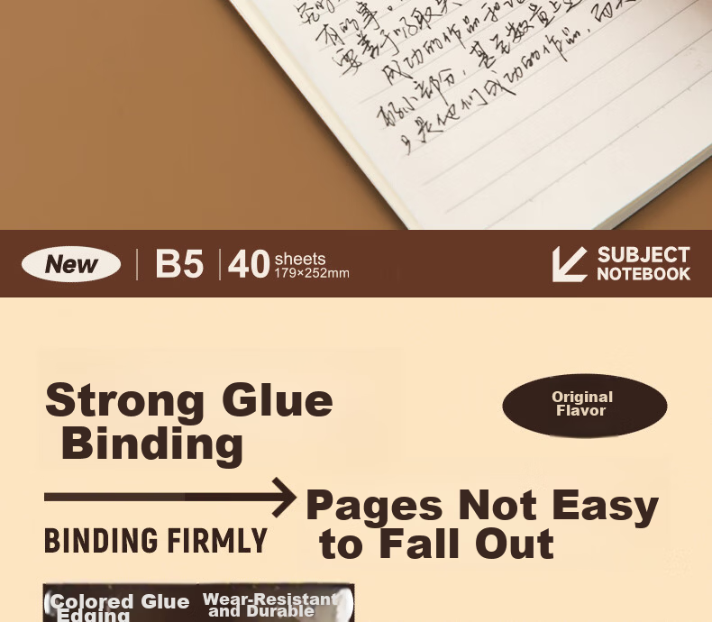 M&G Stationery B5 Math Error Book, Middle School English Correction Notebook, High School Student Error Organizer Tool, 40 Sheets Per Book MPYJPK59 22