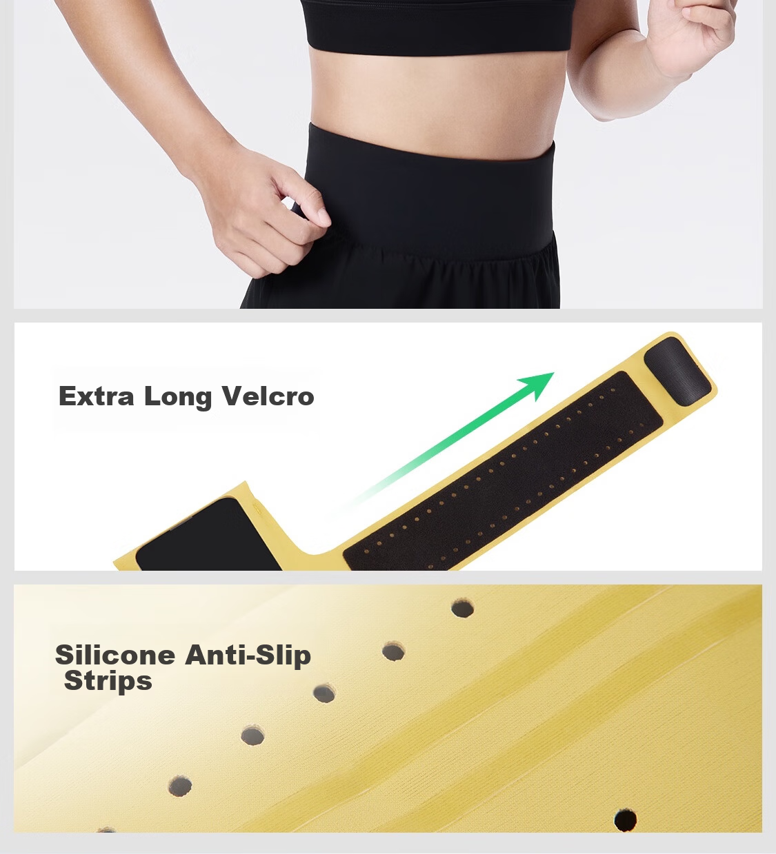 Keep Running Phone Armband [Touchscreen Compatible] Water-Resistant Outdoor Cycling Sports Fitness Gear Carrying Accessory 5