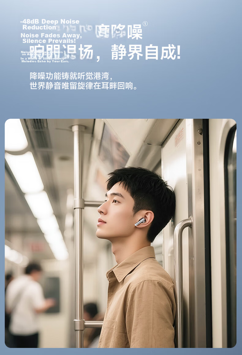 EDIFIER Lolli Pro SE True Wireless Active Noise Cancelling Bluetooth Earbuds Translator Headphones Translation Device Compatible with Apple Huawei Xiaomi OPPO Yunyan White Graduation Gift 4