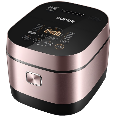SUPOR Rice Cooker 5L IH Heating Large Capacity 4-5 People Multi-Functional Electric Rice Cooker with Steaming and Cooking, Smart Reservation Micro-Pressure Model 50HC750
