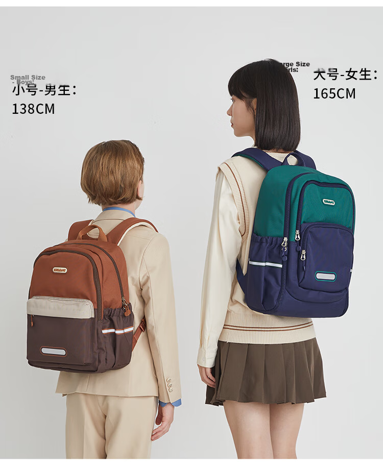 KALA·Y Backpack for Primary School Students Grades 1-3 Ultra-Lightweight Reduced-Load Backpack Outdoor Travel High-Quality Stylish Casual Backpack for Boys And Girls 12
