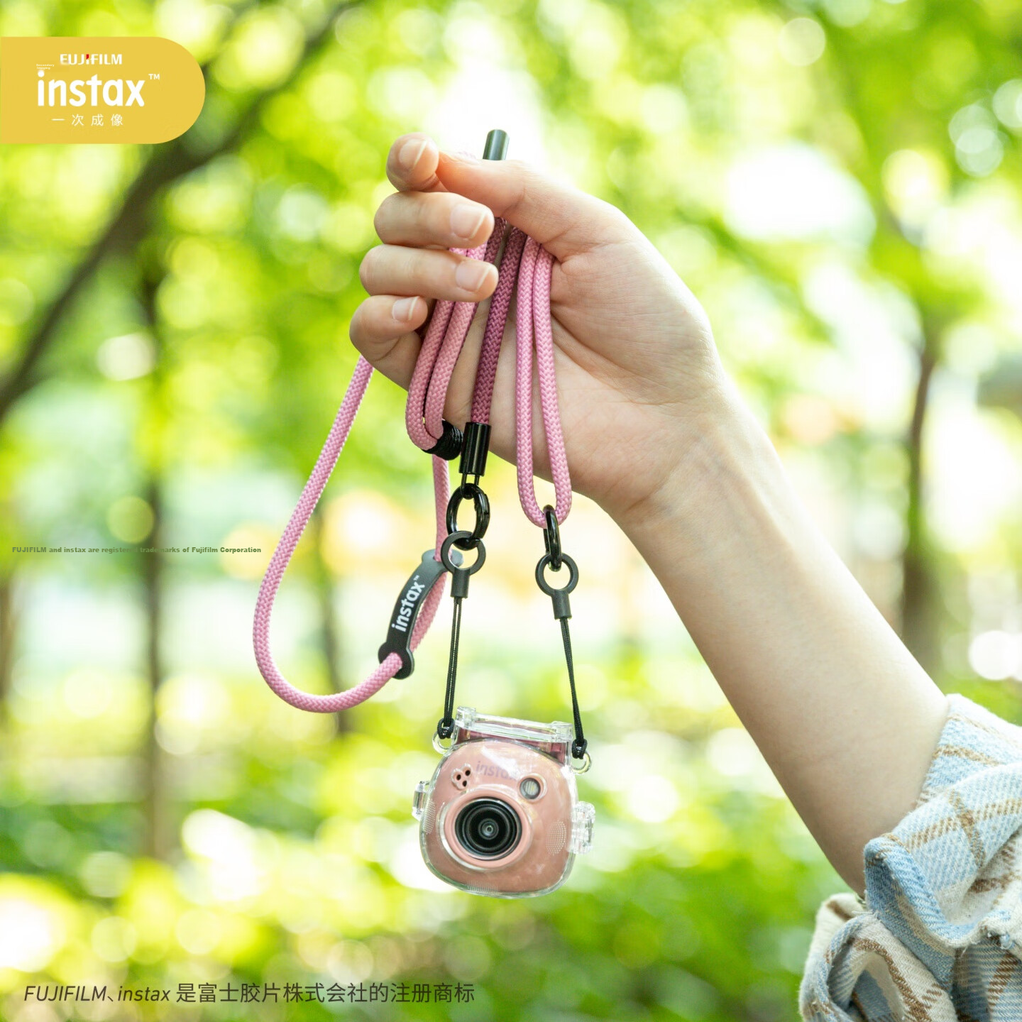 INSTAX Fujifilm instax Pal Multifunctional Camera Strap Cat Paw Pink