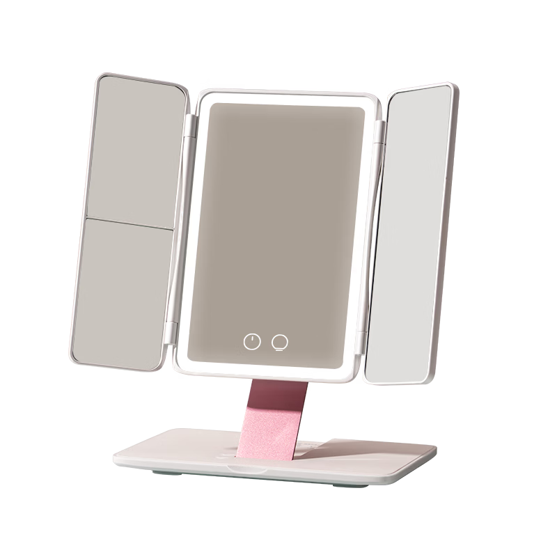 EASEHOLD Smart LED Lighted Makeup Mirror Foldable Portable Vanity Mirror Gift Box for Women Wife Birthday