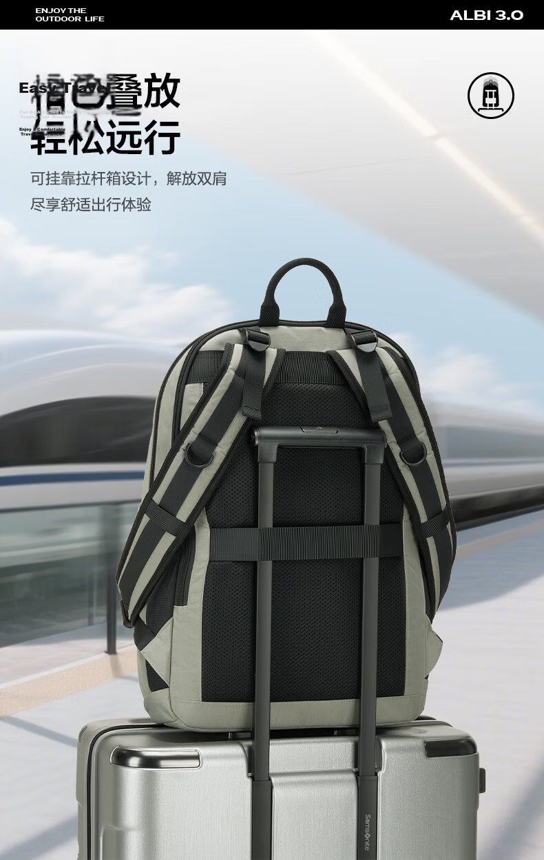 Samsonite NX3*101 17.3-inch Laptop Backpack Business Travel Bag Black 8