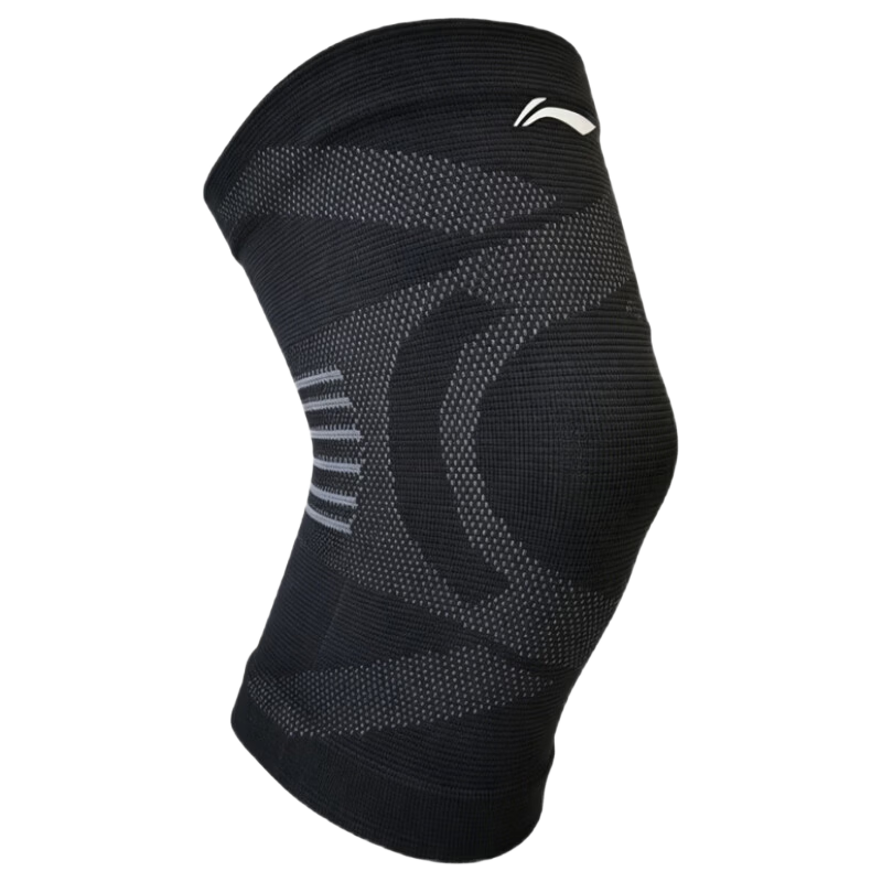 Li-Ning Knee Brace for Warmth And Support, Professional Sports Protection for Men And Women, Suitable for Running, Meniscus Injury Prevention, Badminton, Black, XL