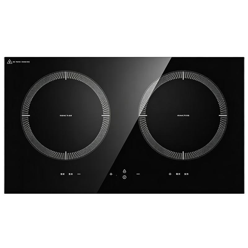 Midea Induction Cooker, Ceramic Hob, Dual Burner Electromagnetic Stove, Built-In High-Power 3300W Constant Even Heat, for Stir-Frying, Boiling Water, Hot Pot, Double-Burner Stove, Wear-Resistant And Easy-To MC-ZHE3317