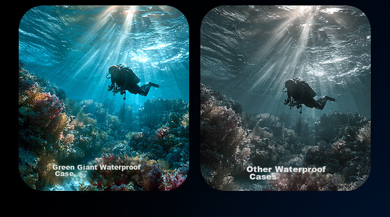 Llano DJI Action5 Pro Diving Accessories 60m Waterproof Case Set for Action4/3 Protective Case Sports Camera Snorkeling Surfing Beach Cycling Skiing Protective Cover 11