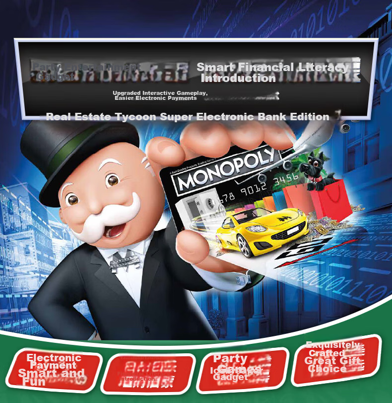 Hasbro Property Tycoon Board Game Party Game Expansion Pack (For Classic Version) G0719 1